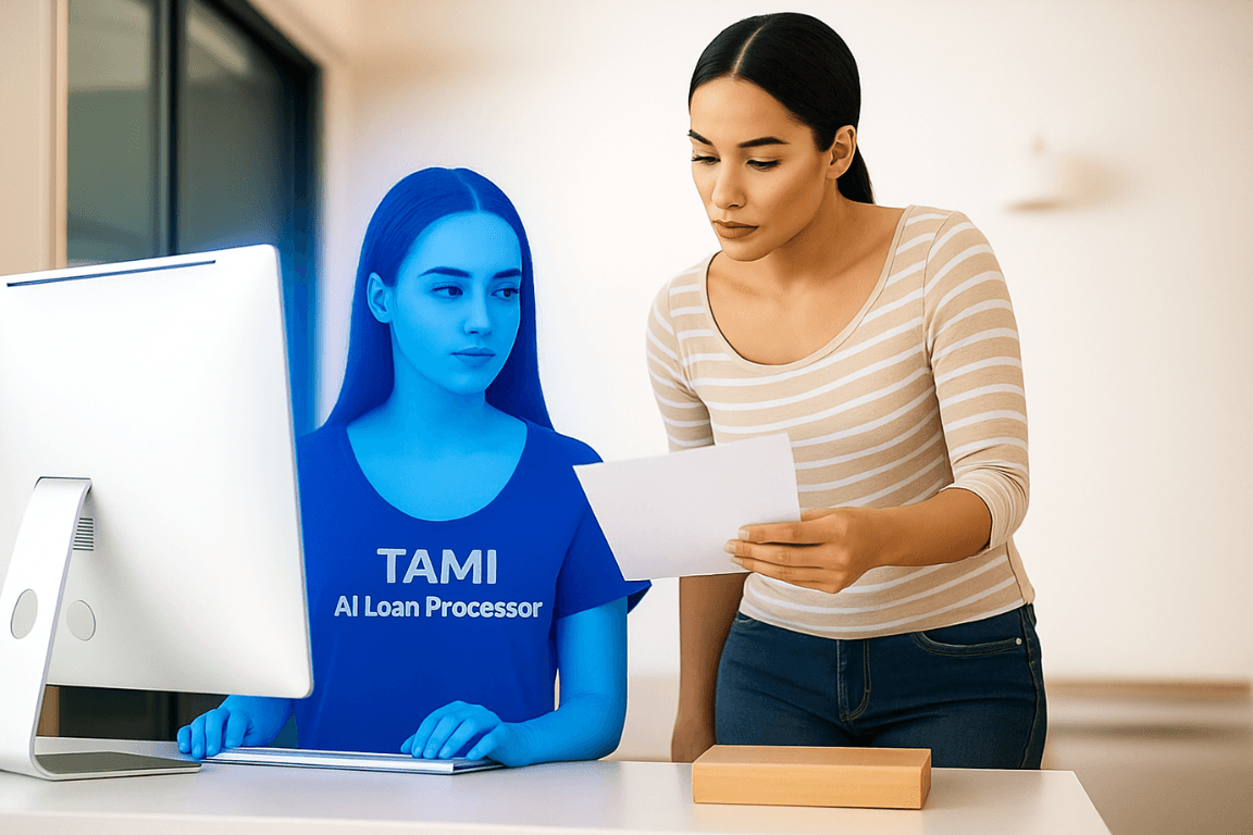 TAMI AI Loan Processor Platform Interface
